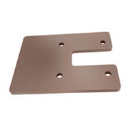  Mounting plate ESQ 100 - Straight for greenhouse
